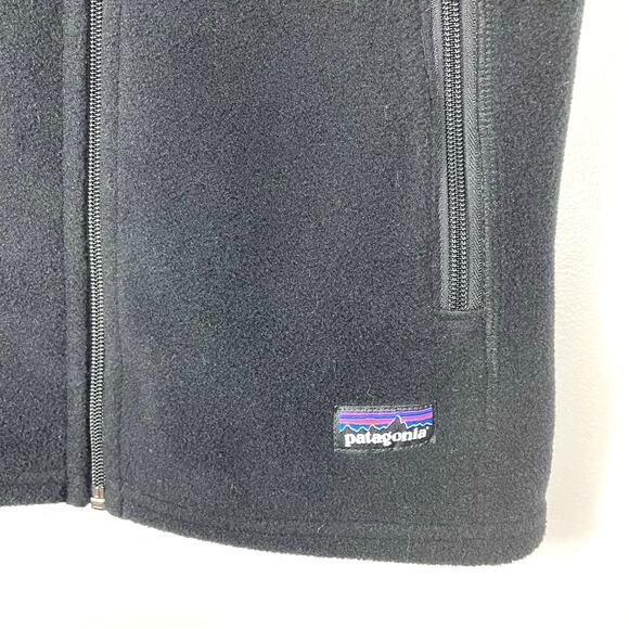 Patagonia | Black Fleece Zip Up Vest Wilderness Travel S - Picture 5 of 7